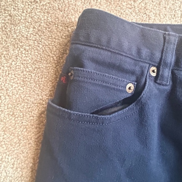 LRL Lauren Jeans Co. Ralph Lauren Dark Wash Indigo Modern Jeans Size 8 - Picture 2 of 6